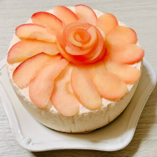 りんごムースケーキ